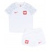 Polen Babykleding Thuisshirt Kinderen WK 2022 Korte Mouwen (+ korte broeken)